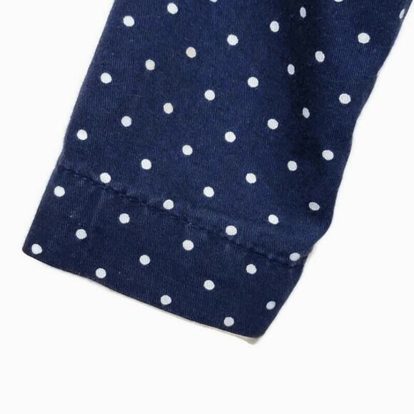 GYMBOREE Girls Polka Dot Zip Front Hooded Blue and White Cotton Jacket Size 2T - Picture 3 of 10